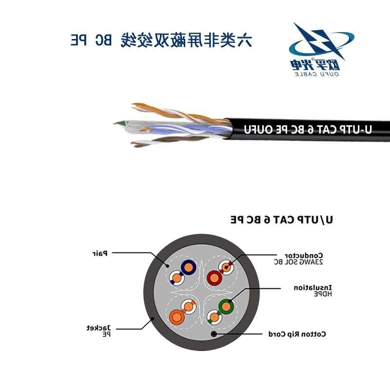 福建U/UTP6类4对非屏蔽室外电缆(23AWG)